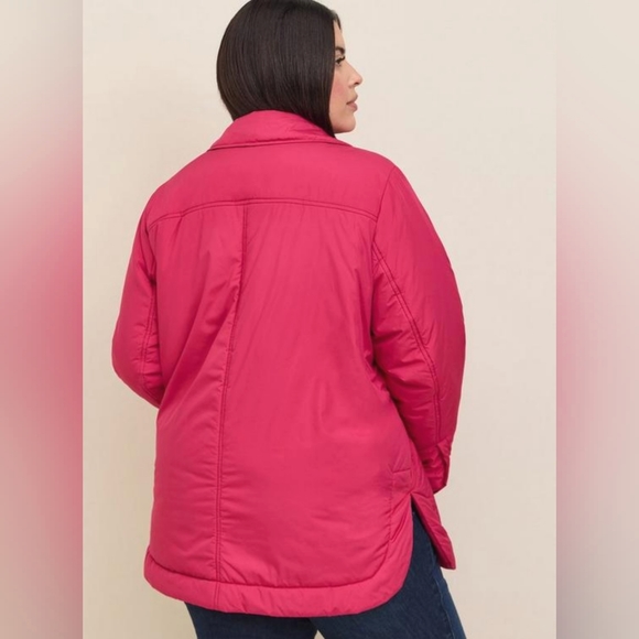 NWT Torrid Poly Fill Shacket - Picture 4 of 6